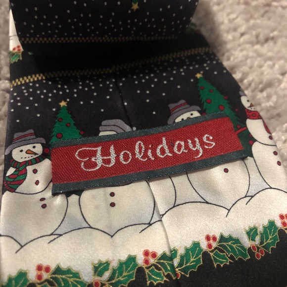 Holidays Christmas snowman tie - Picture 5 of 5